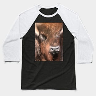 Bison Buffalo Baseball T-Shirt